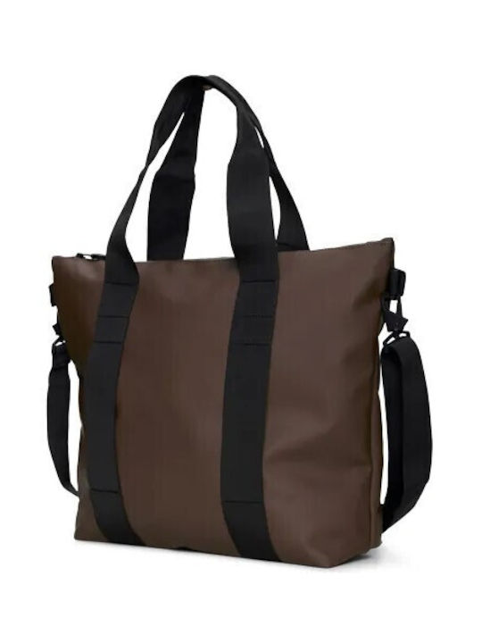 Rains Women's Bag Tote Hand Brown