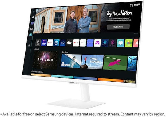 Samsung Smart Monitor M50B S27BM501EU VA HDR Smart Monitor 27" FHD 1920x1080 cu Timp de Răspuns 4ms GTG Alb