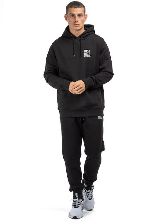 Sweatshirt with Hood Black