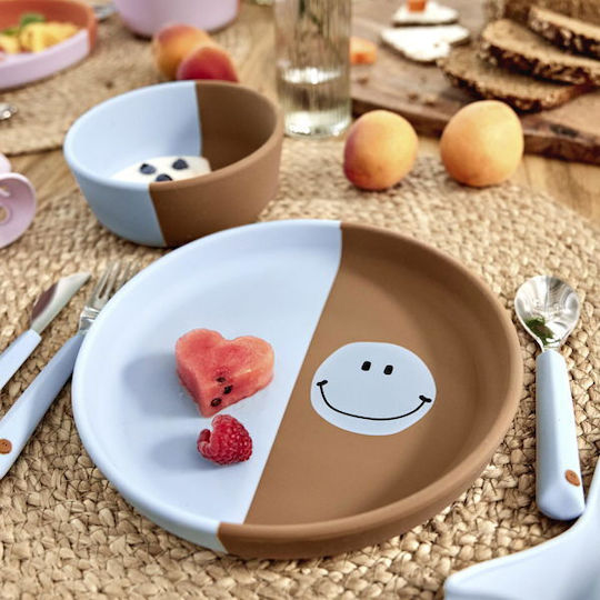Laessig Baby Food Plate made of Silicone Multicolour