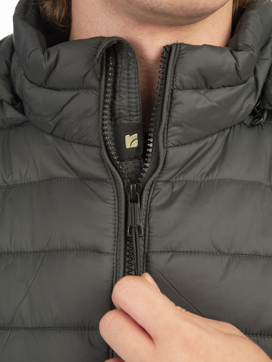 Sleeveless Jacket Puffer Pine