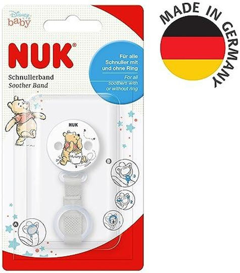 Nuk Κορδέλα Πιπίλας Disney Winnie από Ύφασμα Πολύχρωμη