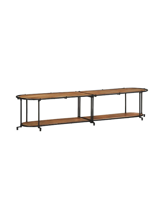 TV-Ständer aus Massivholz In Braun M 200xT 42xH 40cm