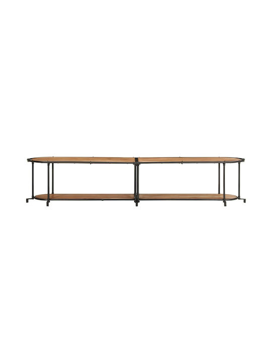 TV-Ständer aus Massivholz In Braun M 200xT 42xH 40cm