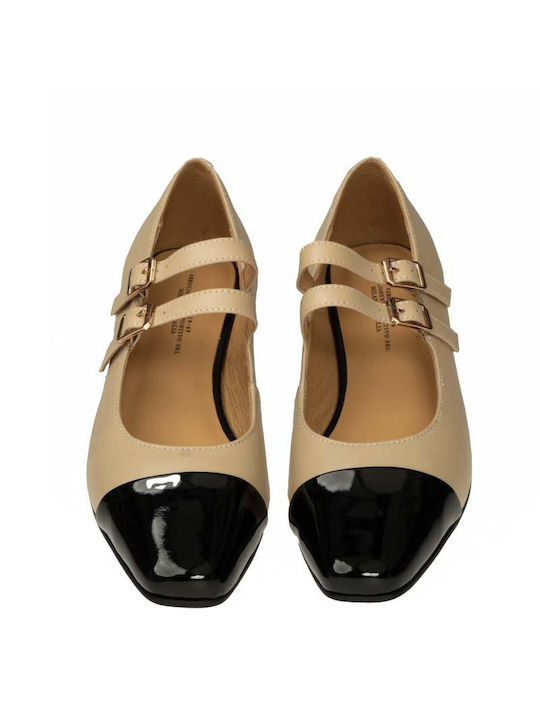 Pumps mit flachem Absatz Rosa