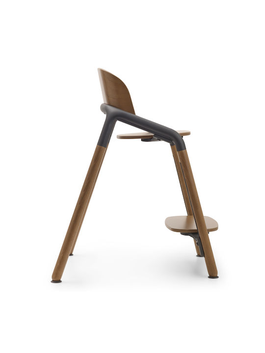 Bugaboo Giraffe Baby Highchair with Adjustable Height Warm Wood-Grey