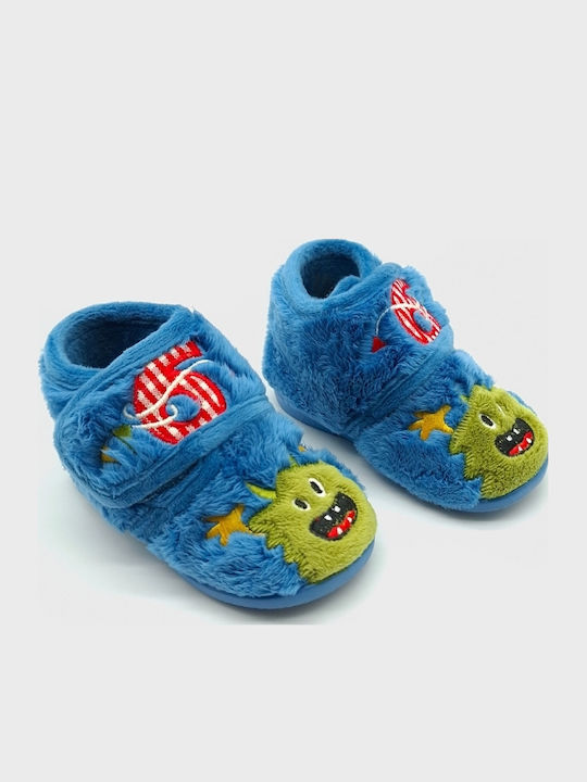 Kinderhausschuhe Blau