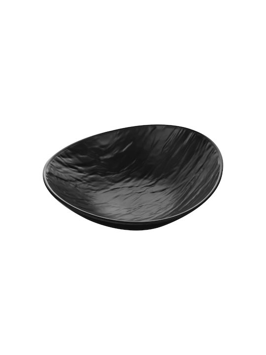 Viosarp Πιάτο Ρηχό Οβάλ από Μελαμίνη Γκρι 24x21.8cm