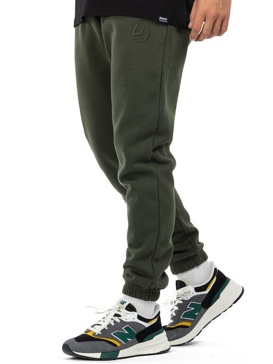 Sweatpants with Elastic Khaki