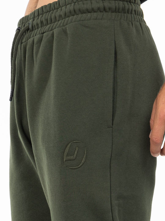 Sweatpants with Elastic Khaki