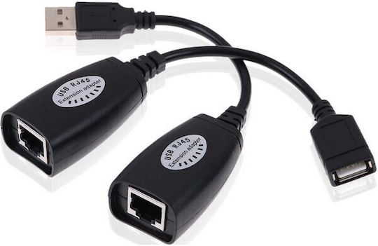 Usbrj45e USB 50μ Extension Adapter Pair