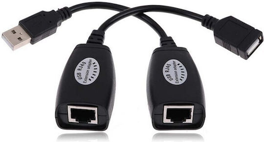 Usbrj45e USB 50μ Extension Adapter Pair