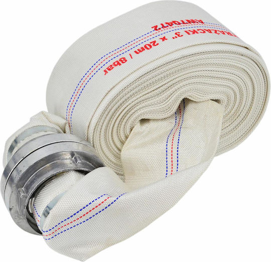 Awtools Water Hose 2" X 30m 8 Bar Fire Hose Fittings