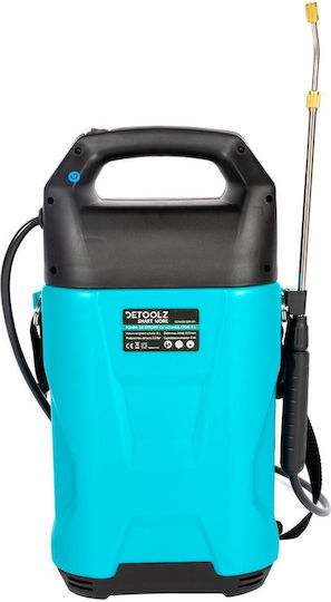Garden Sprayer Spray Pump Vermorel Detoolz Electric Back Battery 2 Ah 8 L