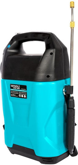 Garden Sprayer Spray Pump Vermorel Detoolz Electric Back Battery 2 Ah 5 L