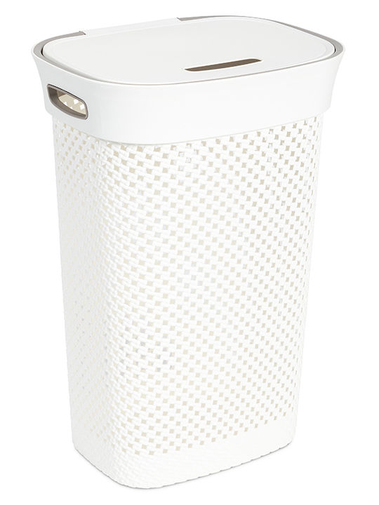 DEA home Z0452M0--2300 Перилна Кошница Пластмаса С Капак 42x33x61см Бял DEA home Z0452M0--2300 Перилна Кошница Пластмаса С Капак 42x33x61см Бял