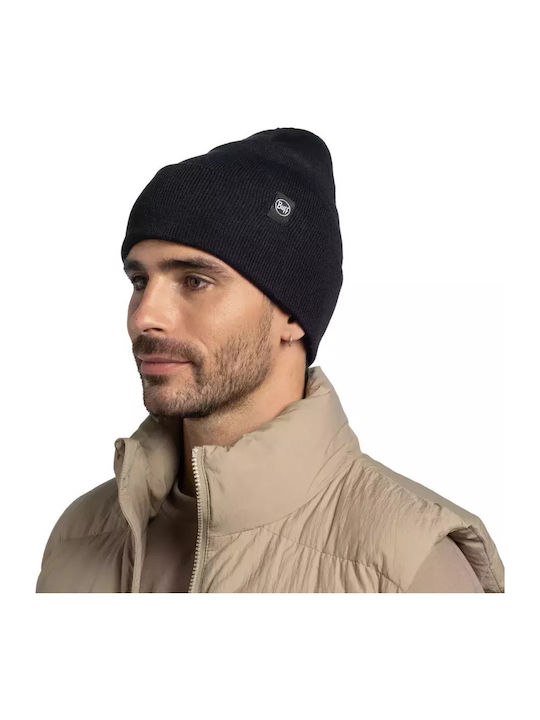 Beanie Unisex Beanie Knitted in Black color
