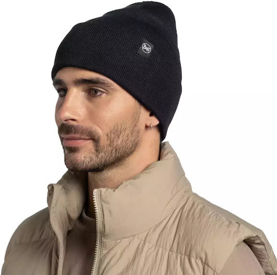 Beanie Unisex Beanie Knitted in Black color