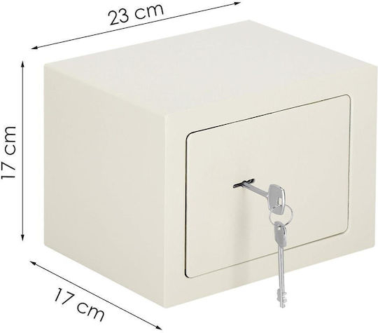Cheie standard pentru seif 170x230x170 mm oțel bej