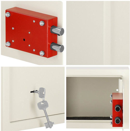 Cheie standard pentru seif 200x310x200 mm oțel bej