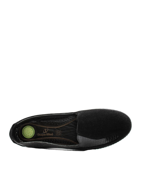 Анатомични Дамски Slip-On Черни