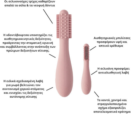 Ezpz Baby-Zahnbürste für 3m+ LT-S5655C
