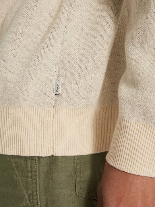 Cardin Langarm-Pullover Ecru