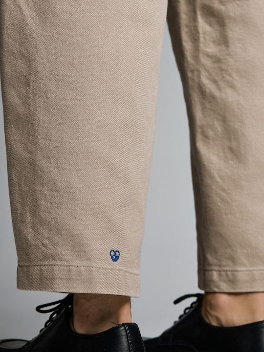 Herrenhose Lose Passform Beige