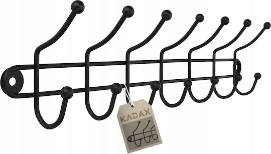 Kadax Стенно Закачалка За Дрехи 3+7 Куки