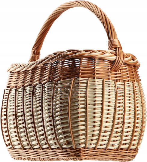 Kadax Wicker Basket Mushrooms Shopping Picnic Fruits Large Eco-friendly