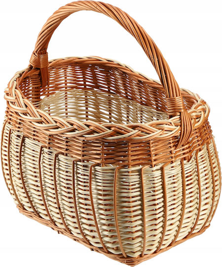 Kadax Wicker Basket Mushrooms Shopping Picnic Fruits Large Eco-friendly