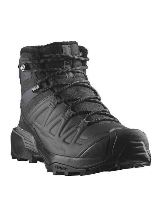 Salomon Snowpilot Γυναικεία Ορειβατικά Μποτάκια Αδιάβροχα Μαύρα