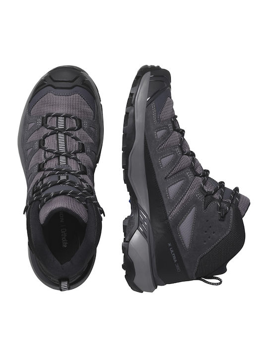 Salomon X Ultra 360 Ltr Mid GTX Women's Hiking Waterproof Boots With Gore-Tex Membrane Black