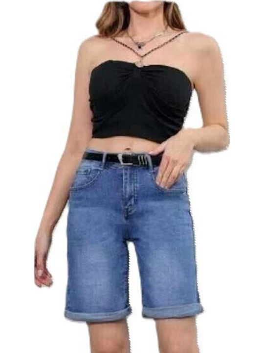 Women's Bermuda Shorts Jean Blue