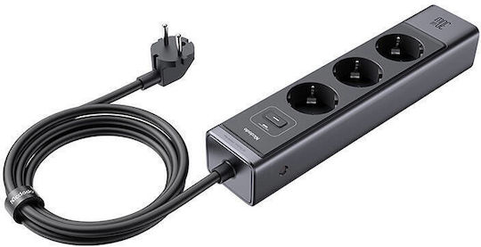 Mcdodo Smart Single Socket Safety with 3 USB-A, 2 USB-C and Cable 1.5m