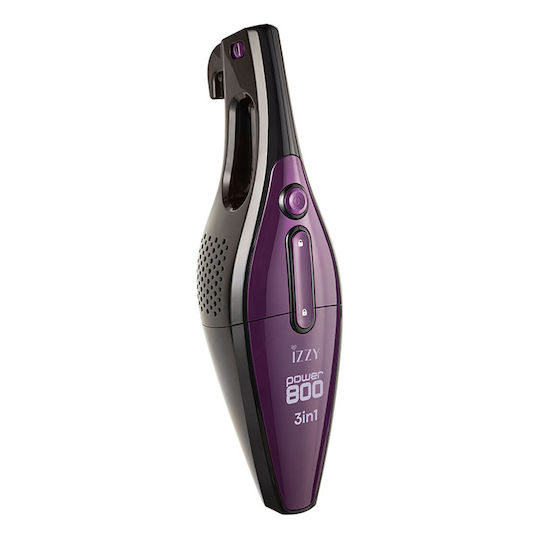 Izzy 3in1 Super Power 800 IZ-4001 Ηλεκτρική Σκούπα 2 σε 1 Stick & Χειρός 800W Μωβ