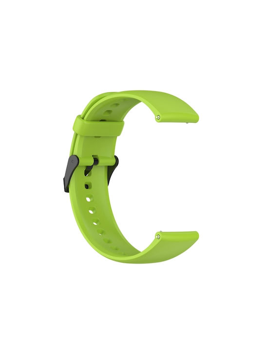 Huawei Watch 4 Watch 4 Pro Monochrome Watch Strap Black Buckle Stainless Steel Monochrome Silicone Lime Green