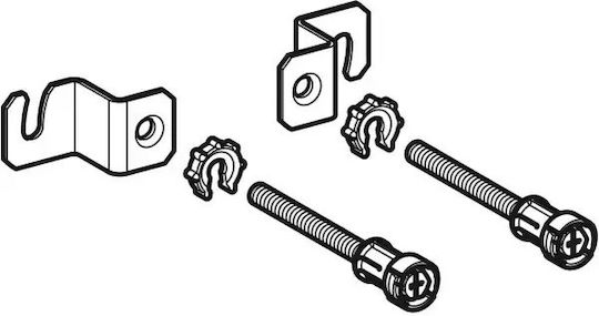 Befestigungsset für Unterputz-Spülkästen 8cm Wand Gipskarton 111.013.00.1 Geberit