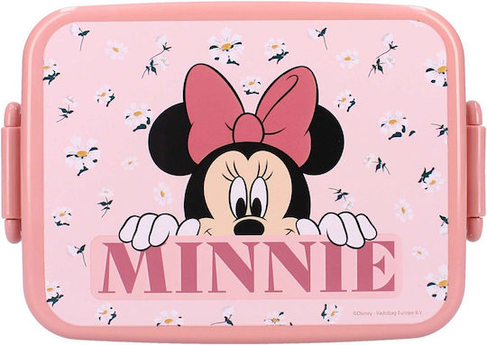 Vintage Lovers Plastik Kinder Lebensmittelbehälter Minnie Rosa 16.5 x 13 x 5cm