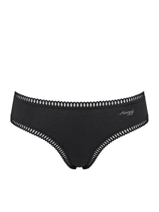 H Hipster Βαμβακερά Women's Boxer 3Pack with Lace Blue