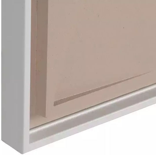 Dekoratives geprägtes Paneel Beige 80x3,5x80 cm