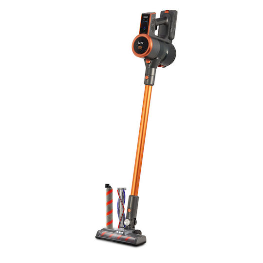 Izzy IZ-4007 Επαναφορτιζόμενη Σκούπα 2 σε 1 Stick & Χειρός 25.9V Πορτοκαλί