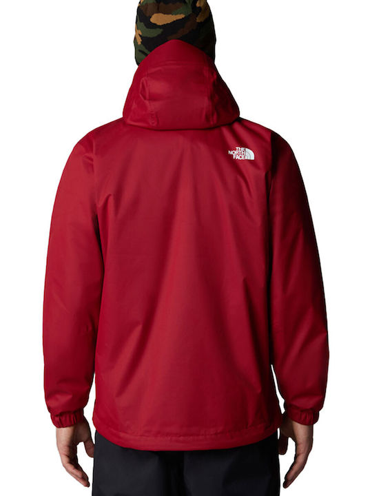 The North Face Quest Hooded Jacket Garnet Red, Black Heather