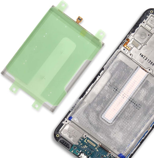 Baterie adezivă Clappio Samsung Galaxy A25 5G montare solidă transparentă