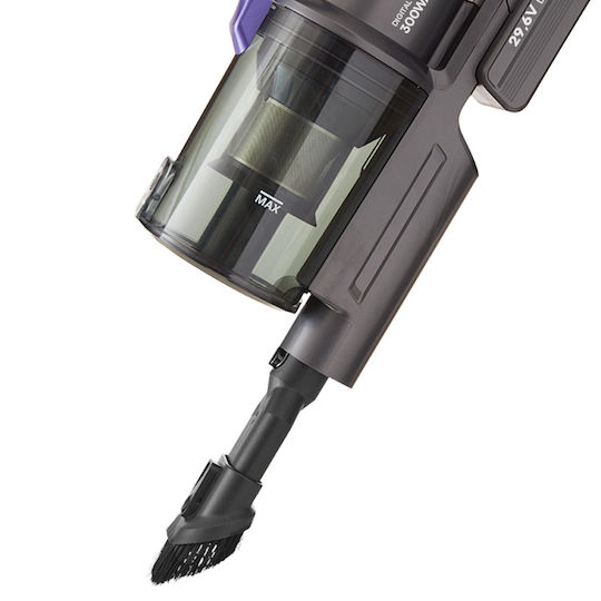 Izzy IZ-4008 Επαναφορτιζόμενη Σκούπα 2 σε 1 Stick & Χειρός 29.6V Μωβ