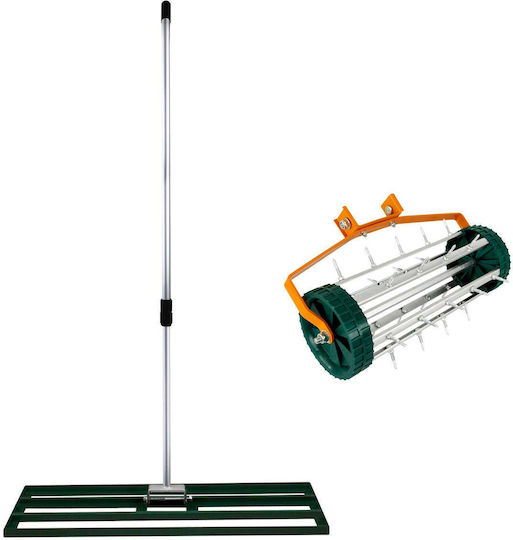 100cm Lawn Leveller & Aerator Â€“ Green