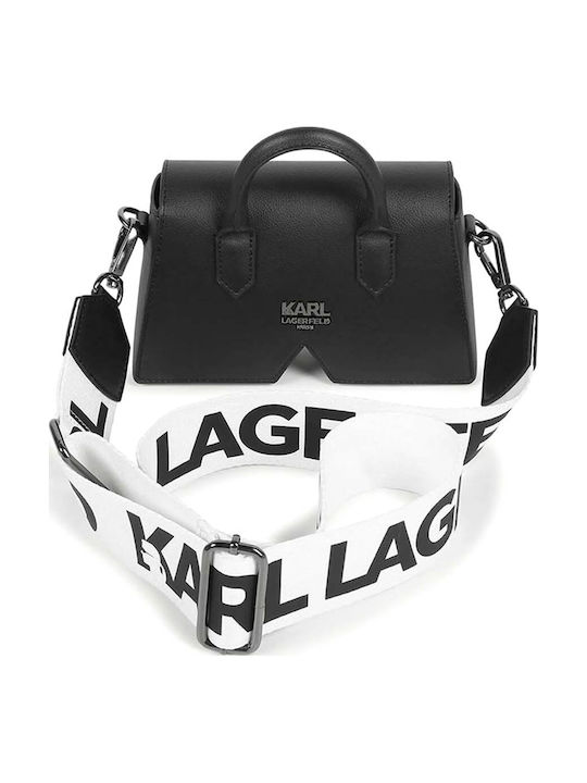 Karl Lagerfeld Παιδική Τσάντα Ώμου Μαύρη