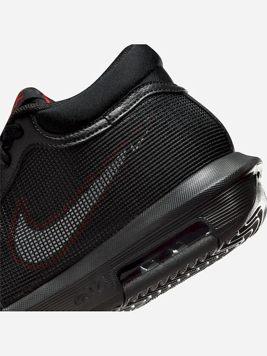 LeBron Witness 8 High Basketball Shoes Black / University Red / White
