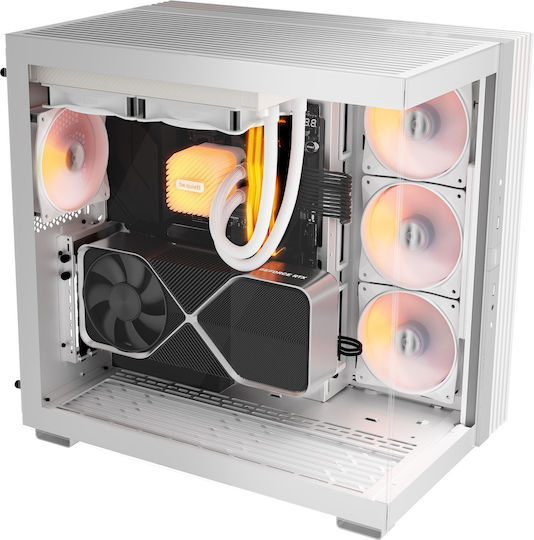 Be Quiet Light Base 600 LX Gaming Midi Tower Computer Case with Window Panel and RGB Lighting White