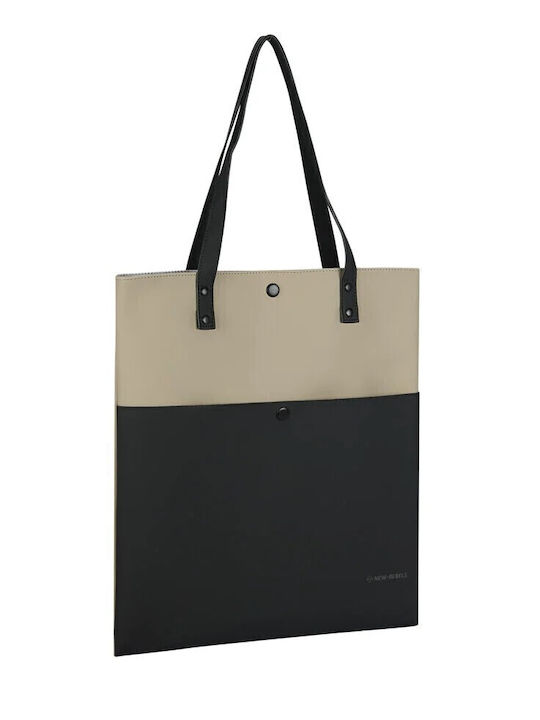 Geantă de damă Shopper De umăr Neagră